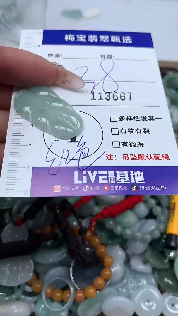 吊坠(不含链)未镶嵌翡翠38