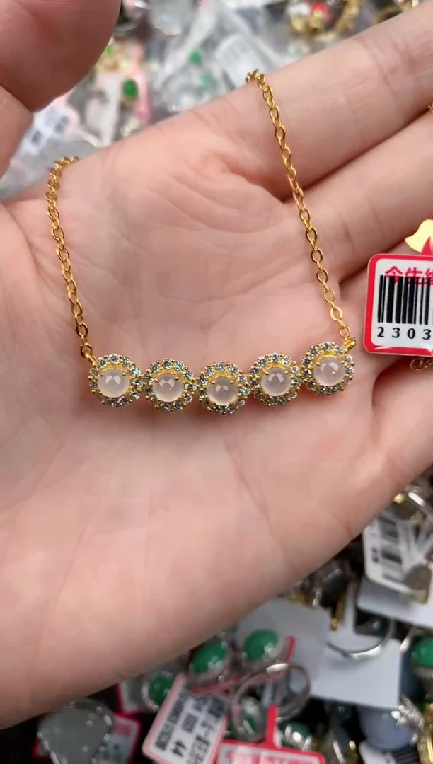 银S925镶嵌戒指翡翠10           1