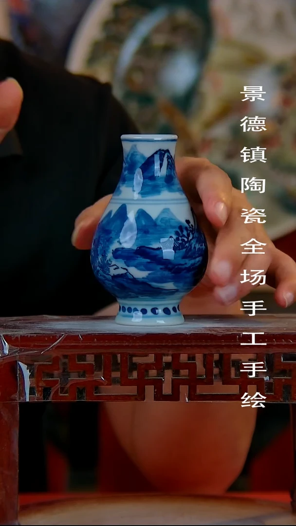 摆件景德镇陶瓷 全场手工手绘