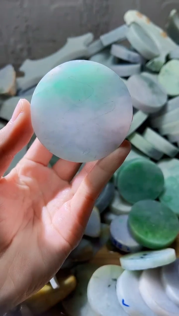 裸石翡翠翡翠a货正品玉石古陈219