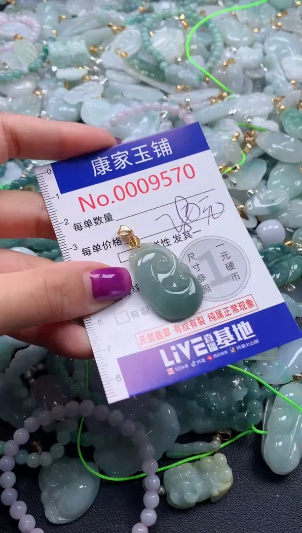 颈饰未镶嵌翡翠9570