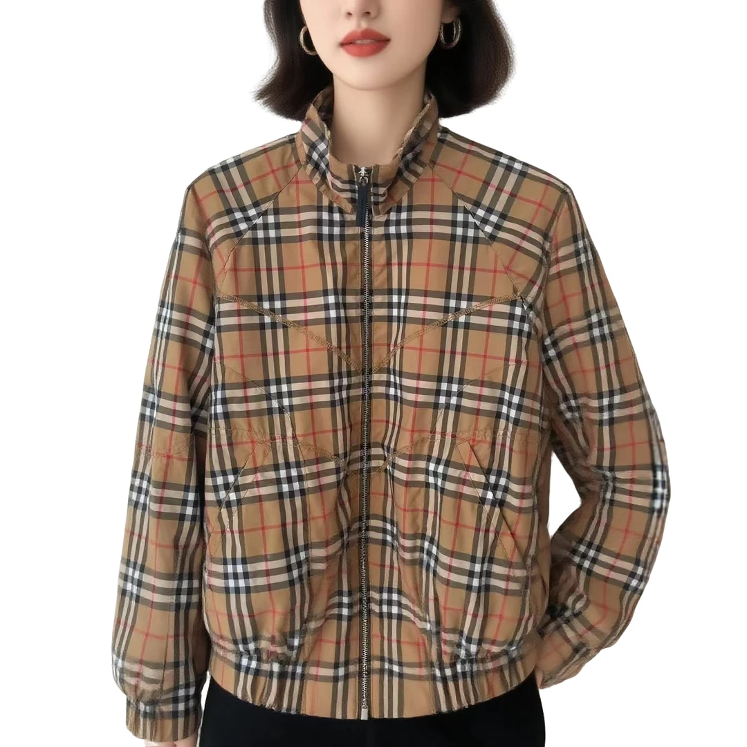 99新 BURBERRY/博柏利 双双臻选/bb10556/博柏利拉链外套/XS