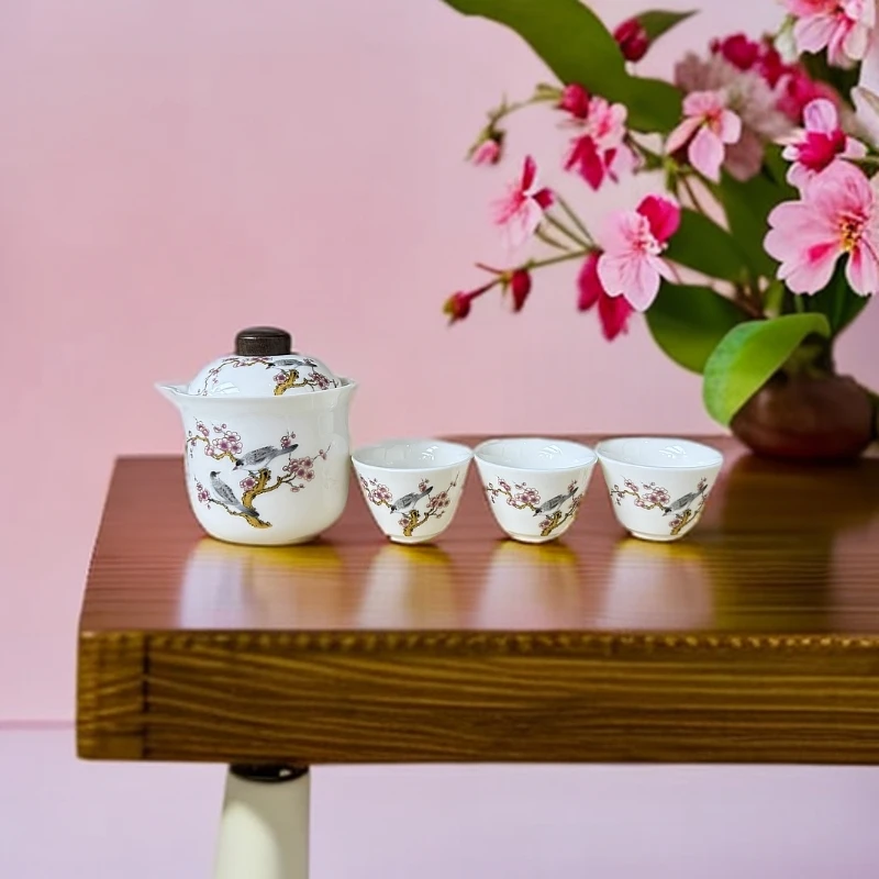 白瓷喜上眉梢旅行套-ZH371