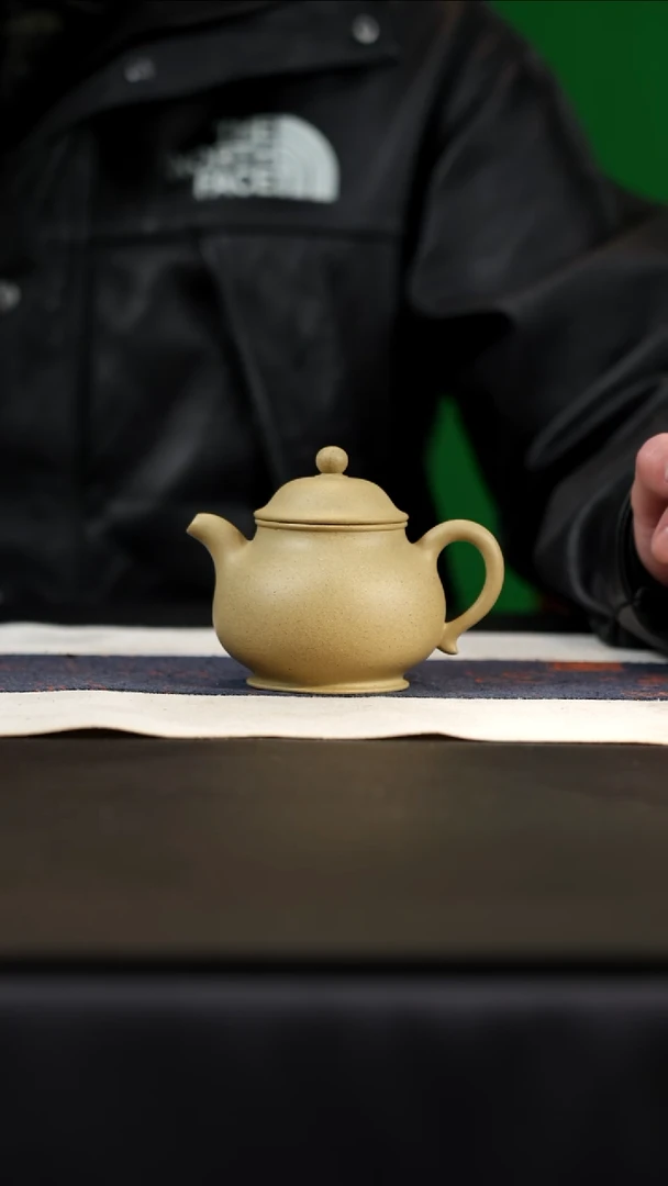 茶壶紫砂梨皮泥潘壶，180cc