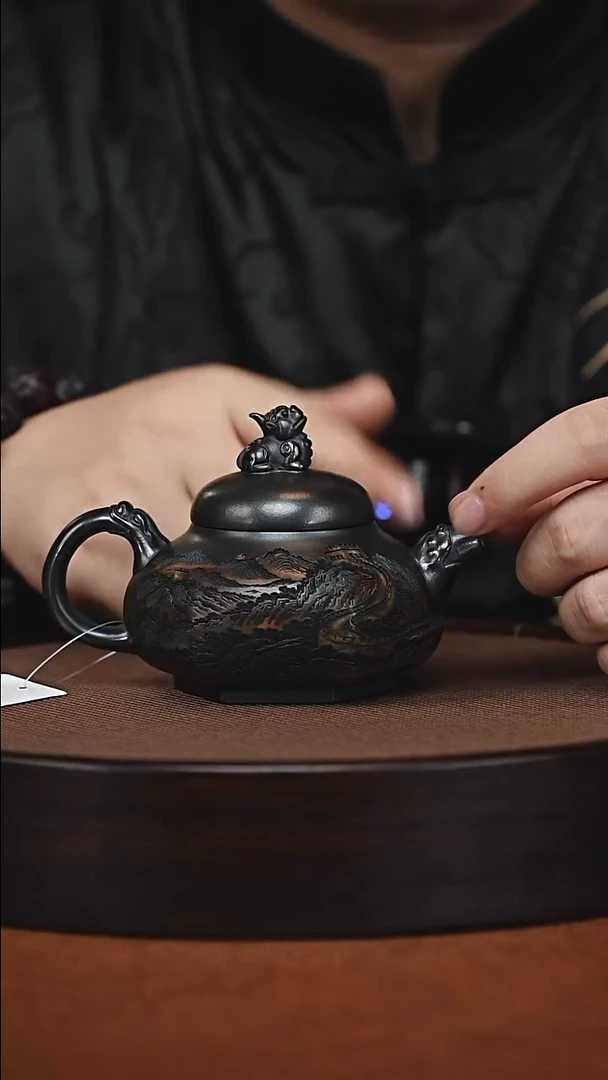 茶壶紫砂原矿紫砂壶