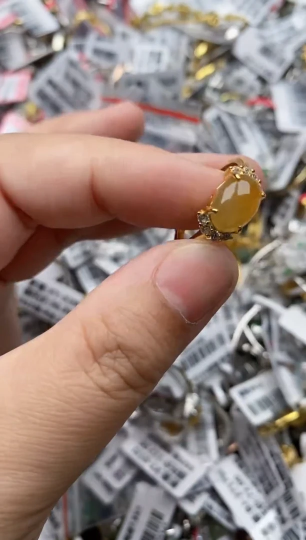 【闪购商品】翡翠戒指银S925镶嵌22222---2