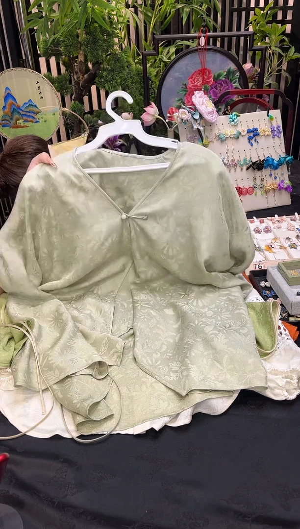织绣沐**槿xl绿色
