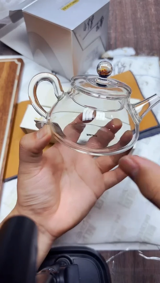风谜·花语喜乐壶透明+茶巾