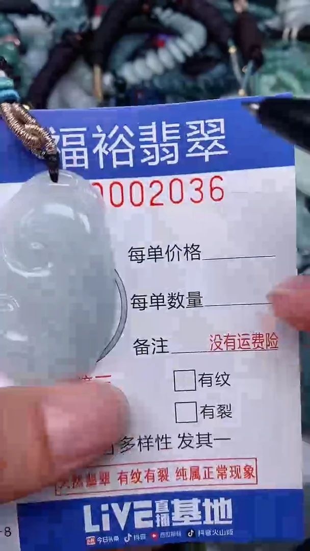 翡翠未镶嵌颈饰...0002036