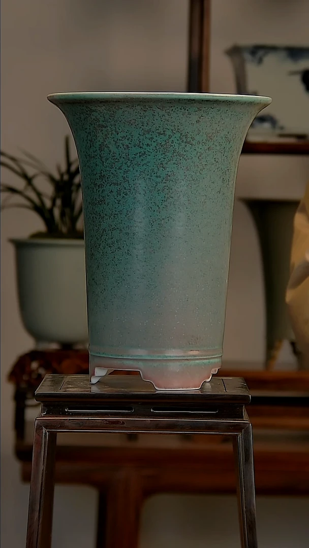 一*草 景德镇手工陶瓷花盆