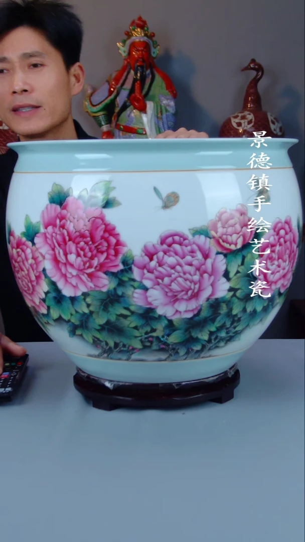 摆件陶景德镇手工手绘陶瓷摆件50