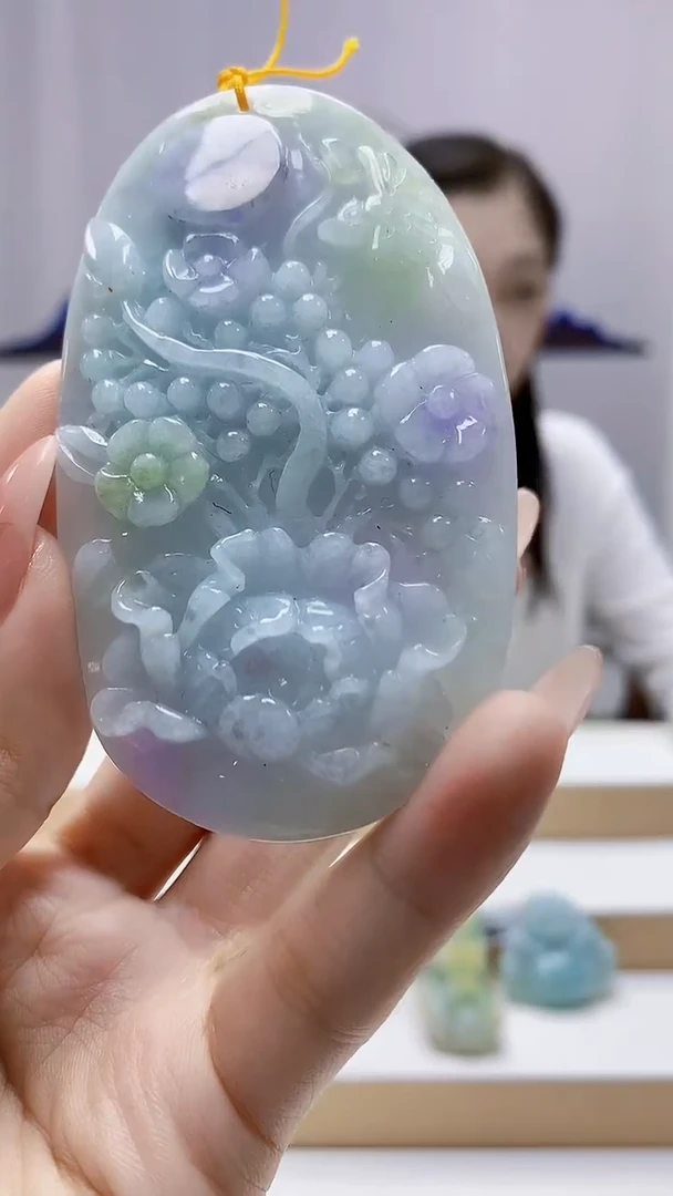 未镶嵌定制翡翠3099ty-毛货挂件94