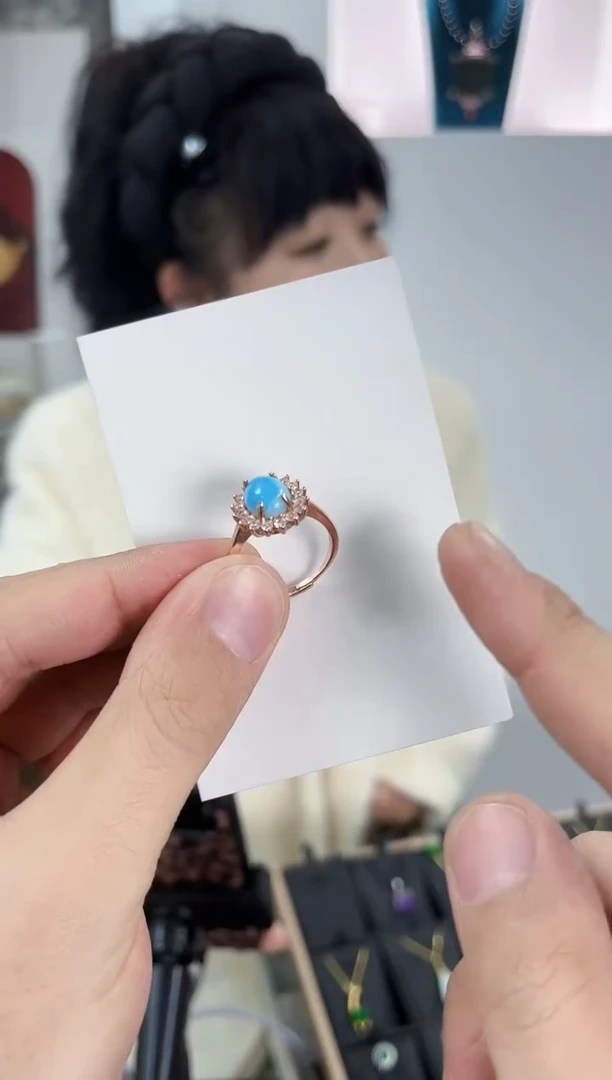 【闪购商品】针钠钙石（海纹石）颈饰未镶嵌2131多样性发其一