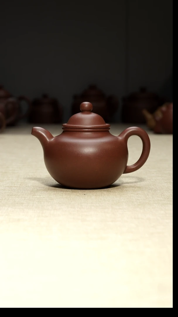 茶壶底槽青大亨掇球230毫升瑕疵壶