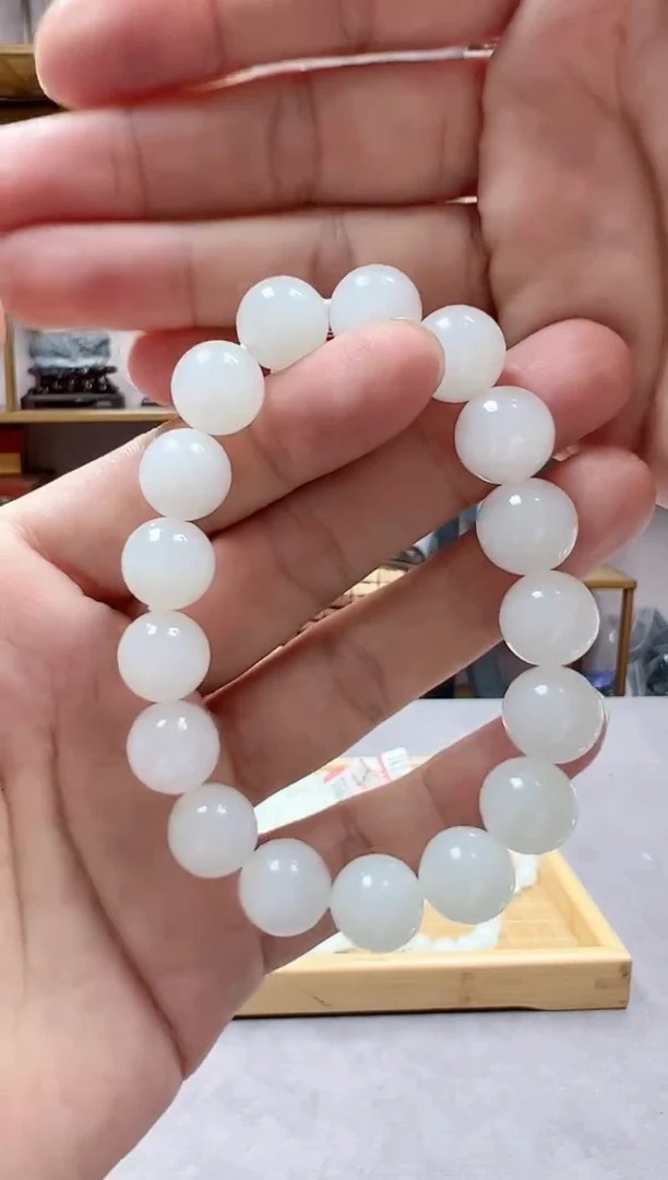 手链未镶嵌和田玉12且末天泰发国检