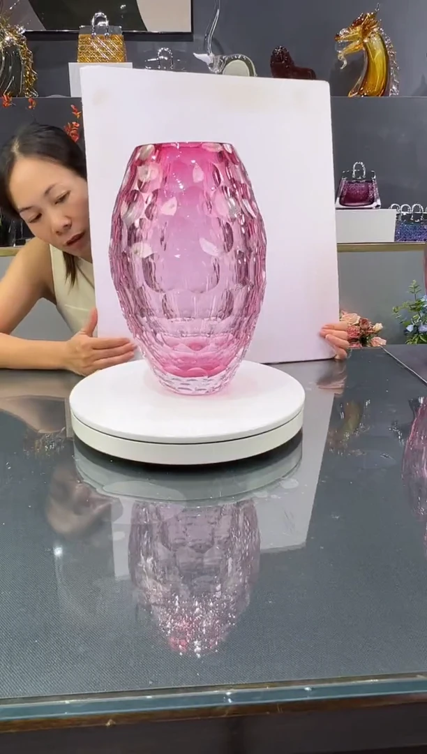琉璃水晶琉璃花瓶1个