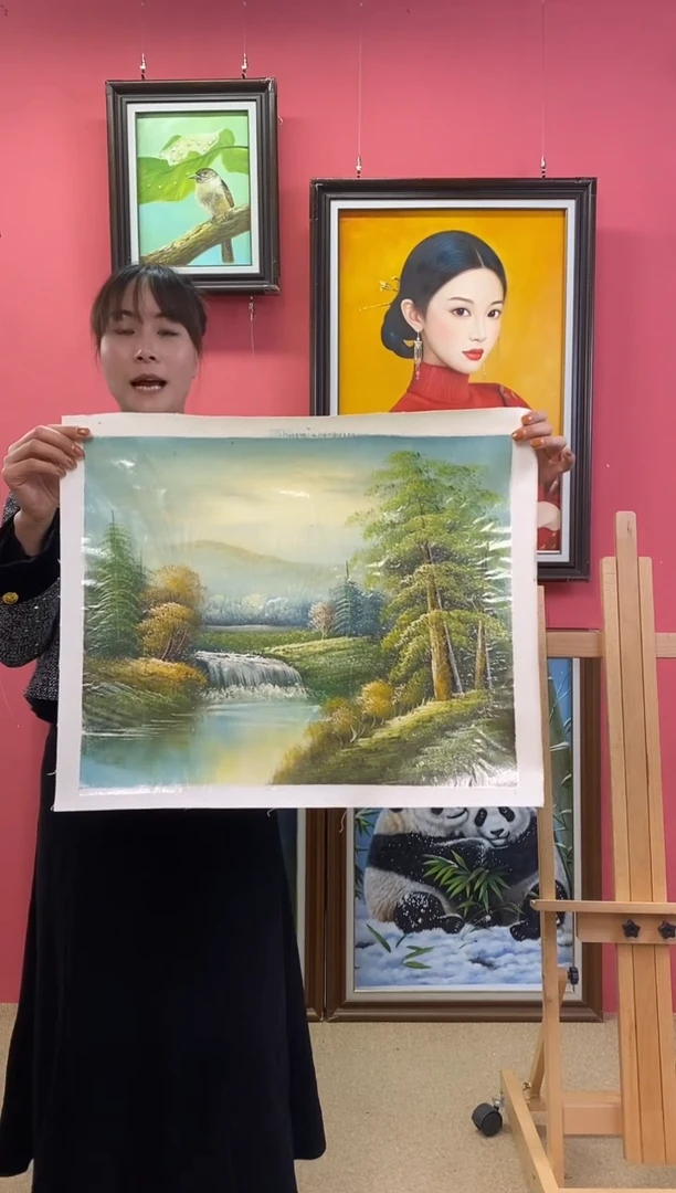油画解*尺寸40*50画芯（不含框）