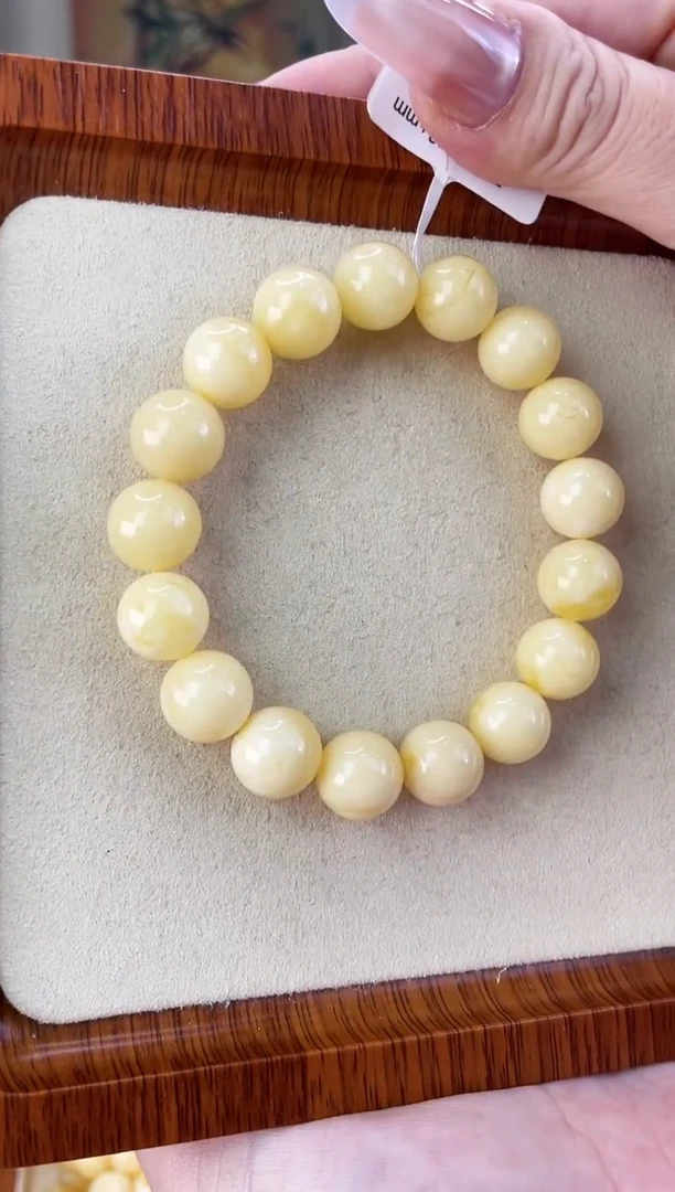 未镶嵌蜜蜡裸石手串
