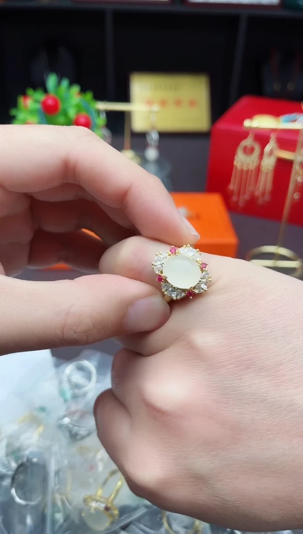 【闪购商品】玛瑙/玉髓戒指银S925镶嵌x02000