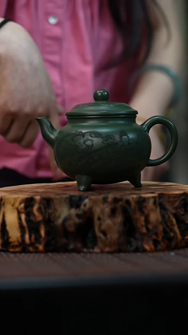 茶壶紫砂宜兴岁颐传砂原矿全手33