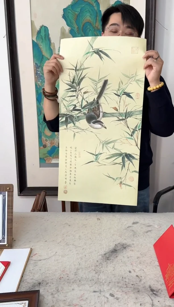 国画马老师作品分享