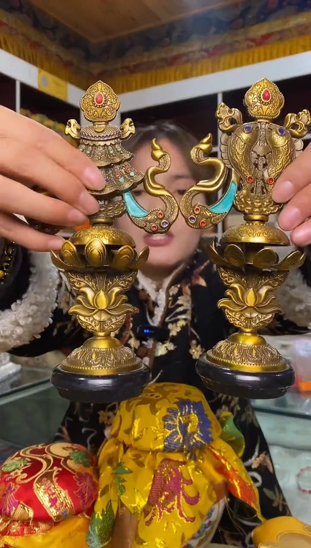 【闪购商品】泥塑吉祥八宝-与实物略有差异介意者慎拍