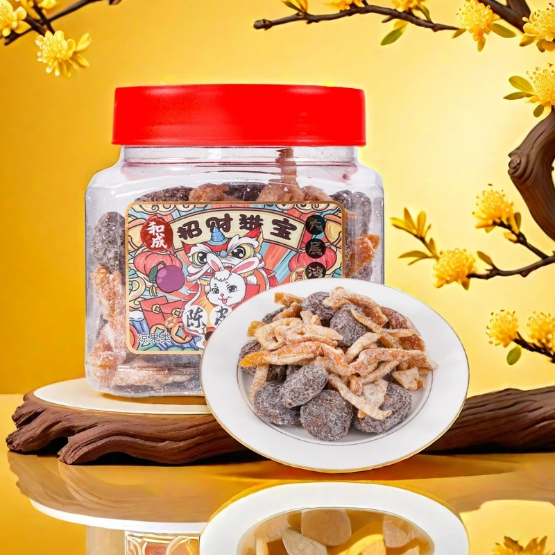 糯口陈皮李饼陈皮梅饼陈皮话梅酸甜可口果干果脯福建特产休闲零食