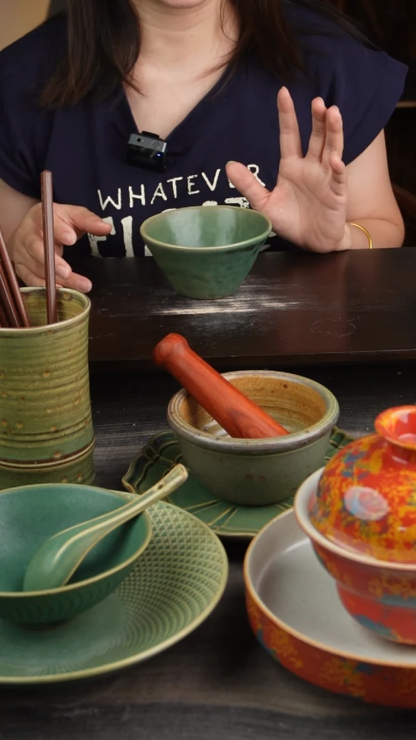 碗微瑕景德镇手工高温餐具