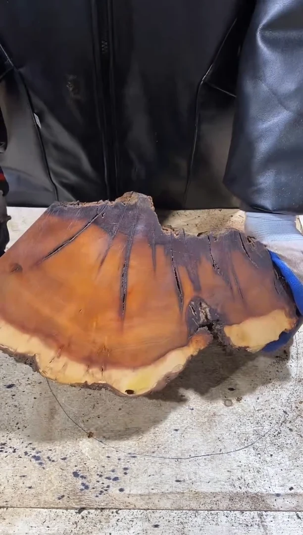 枣木【119】号原木段，尺寸随型