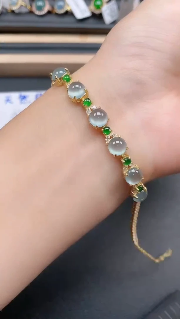 银S925镶嵌戒指翡翠1111