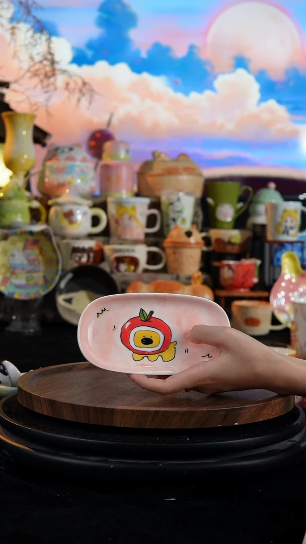 陶瓷便携款手工手绘景德镇陶瓷