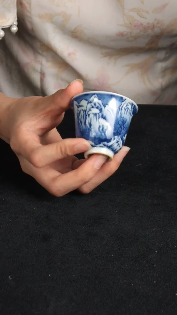 景德镇景琳藏手绘山水杯