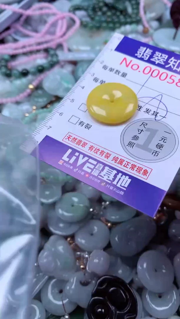 翡翠未镶嵌吊坠(不含链)5808
