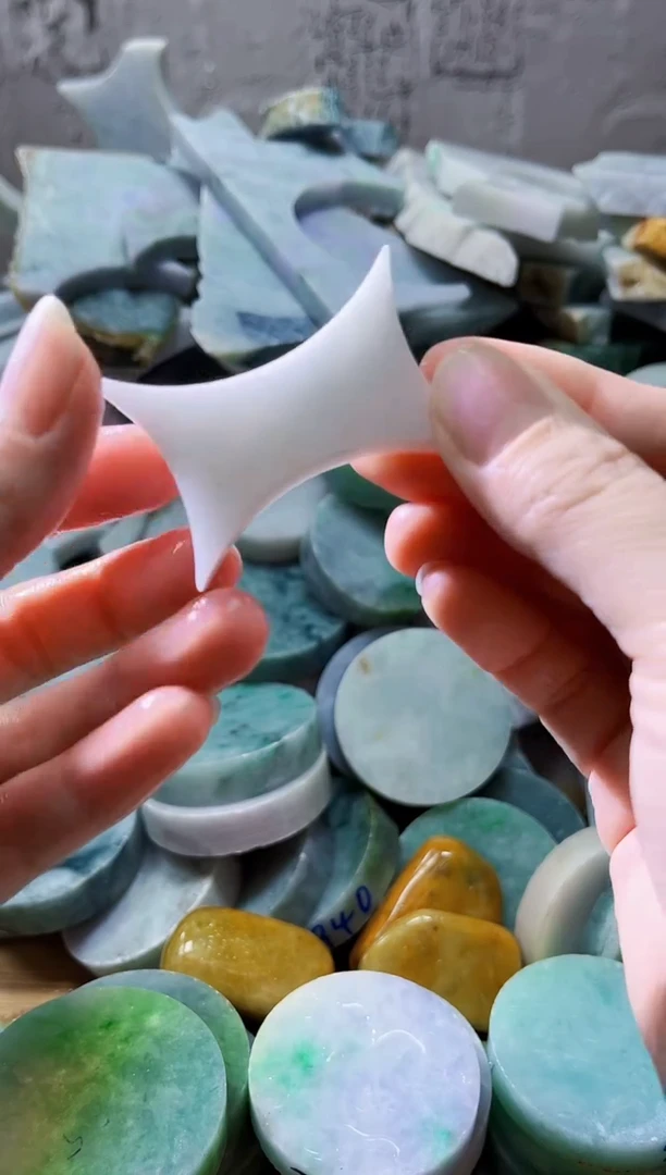 裸石翡翠天然翡翠A货古 南 782