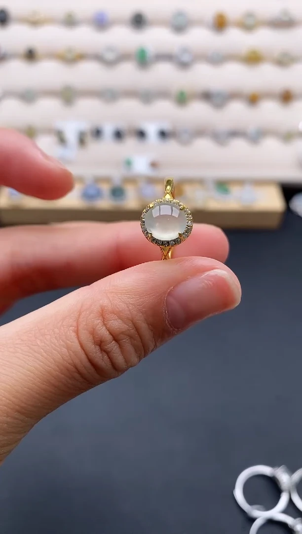 银S925镶嵌戒指翡翠11111111+3