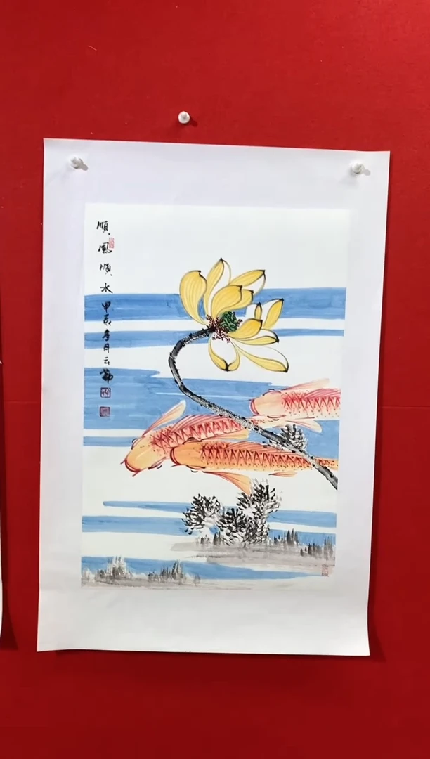 国画国画NYQ杰牛云勤老师作品