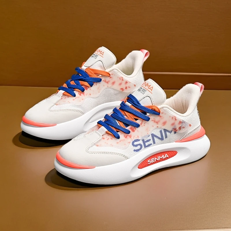 SENMA/森马春夏季休闲鞋时尚运动低帮透气软底鞋缓震新款潮流男鞋