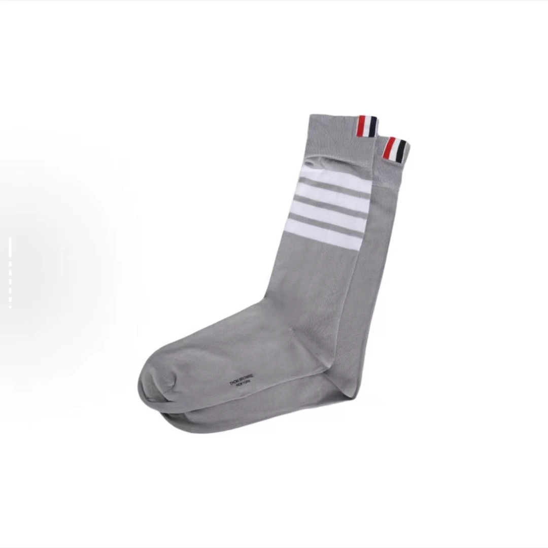 THOM BROWNE/ 汤姆布朗 四杠条纹长筒袜 女款