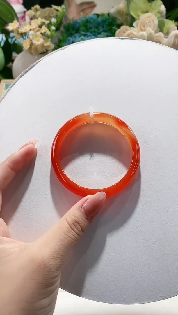 玛瑙/玉髓手镯未镶嵌155-54.5