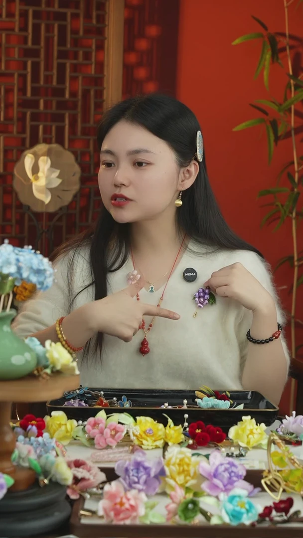 刺绣闪购纯手工非遗国风饰品