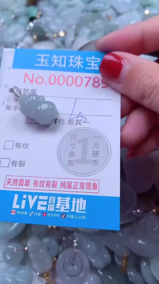 吊坠(不含链)未镶嵌翡翠789
