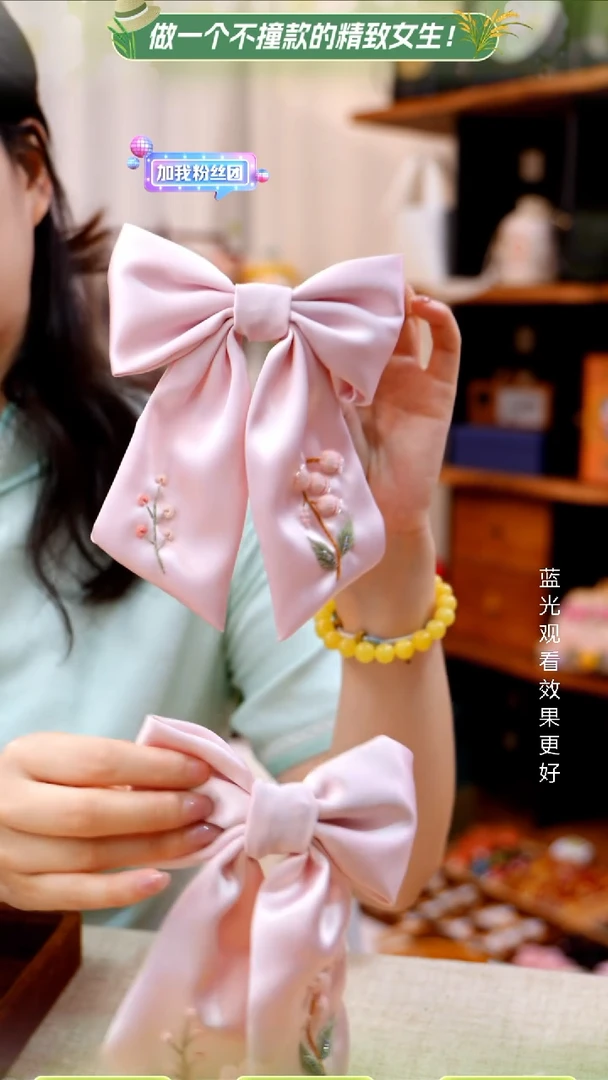 织绣【大飘带】纯手工非遗刺绣/