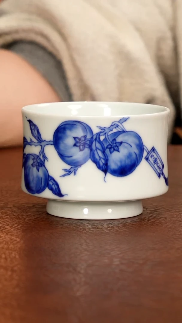 景德镇瓷器，青花瓷手绘茶具~
