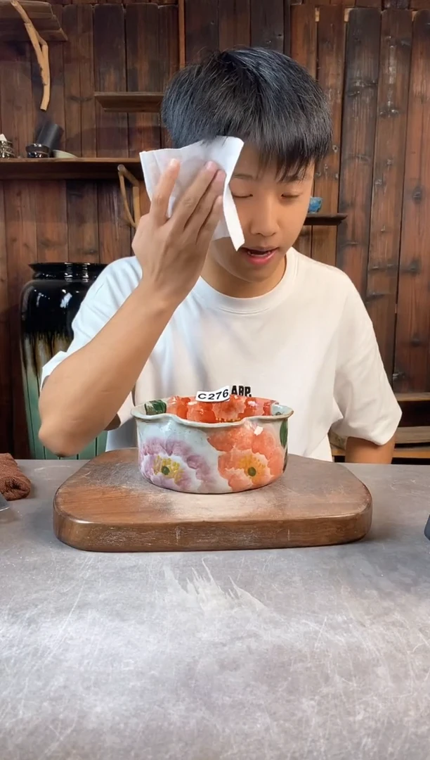 碗276，手工手绘，超值陶瓷