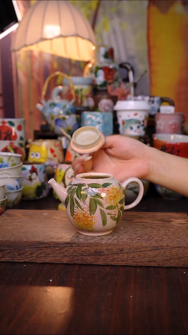 杯子泥垚手作 景德镇手工手绘陶瓷器物