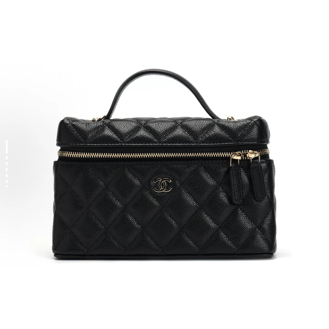 Chanel/香奈儿 【全新代购】25B/25C LP饭盒鱼子酱牛皮斜挎包
