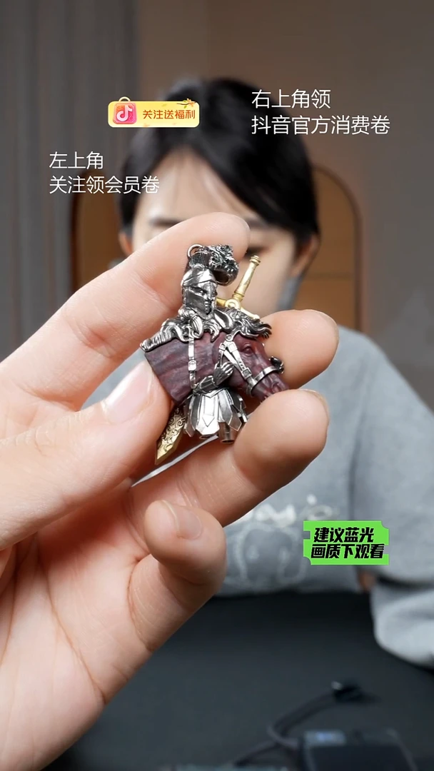 无925银女武神单吊坠