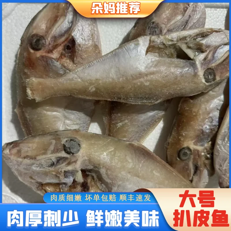 大号扒皮鱼耗儿鱼新鲜商用整箱火锅马面鱼扒皮剥皮鱼海鲜1000g