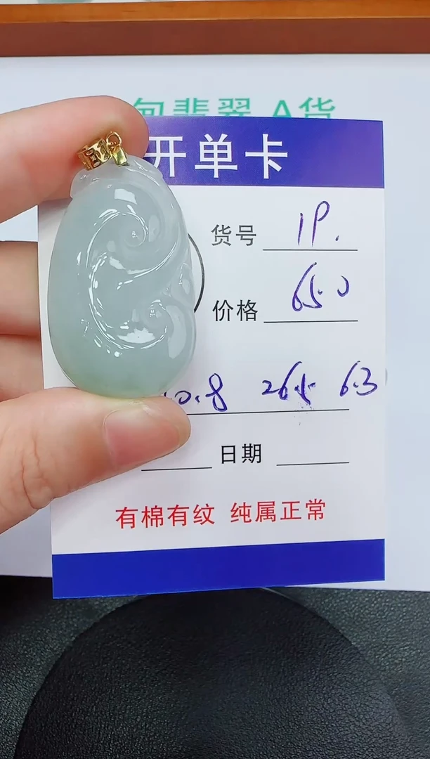 吊坠(赠链)未镶嵌翡翠19
