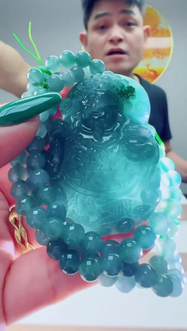 翡翠未镶嵌颈饰多样性随机发其一